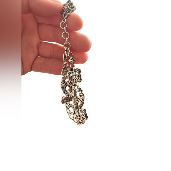 Vintage Brighton Sterling Silver Plated Panel Bracelet Infinity
Open Scroll - Picture 9 of 12